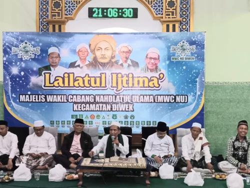 MWCNU Diwek Gelar Lailatul Ijtima, Wujud Syukur Mengisi Kemerdekaan