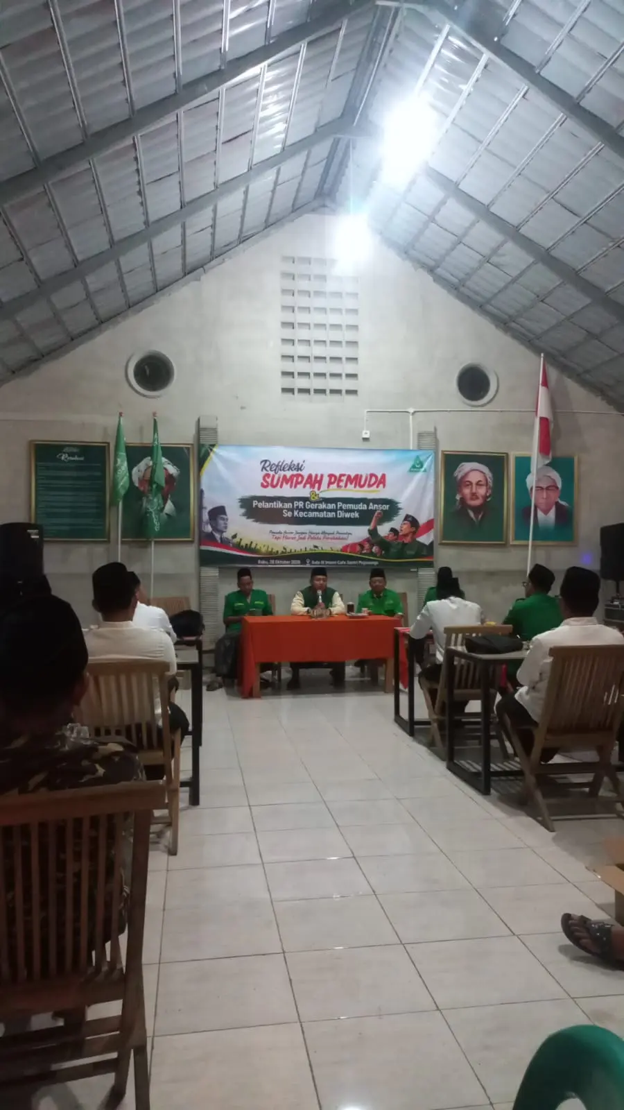 Peringati Hari Sumpah Pemuda, GP Ansor Diwek Gelar Talkshow dan Pelantikan Pengurus