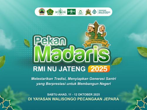 Pekan Madaris Ajang Silaturahmi Guru dan Santri Madrasah Diniyah Nahdlatul Ulama