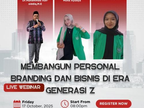 Generasi Z Santri dan Mahasiswa Belajar Membangun Personal Branding dan Bisnis Digital