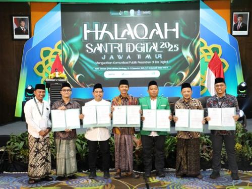 Halaqoh Santri Digital Jatim 2025 Dorong Penguatan Komunikasi Publik Pesantren di Era Digital
