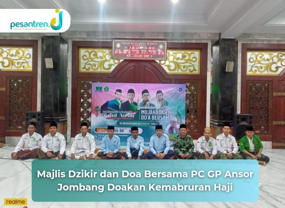 Majlis Dzikir dan Doa Bersama PC GP Ansor Jombang Doakan Kemabruran Haji