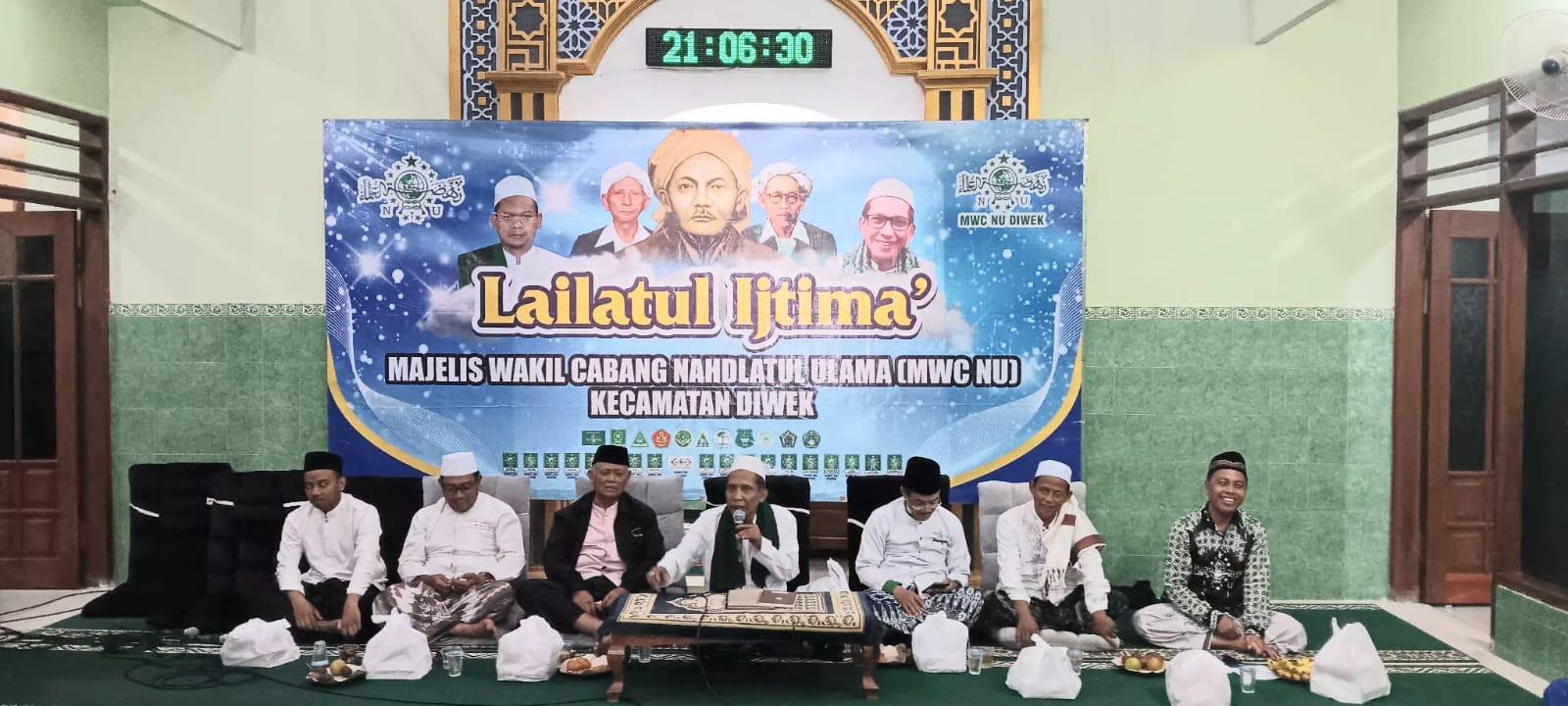 MWCNU Diwek Gelar Lailatul Ijtima, Wujud Syukur Mengisi Kemerdekaan