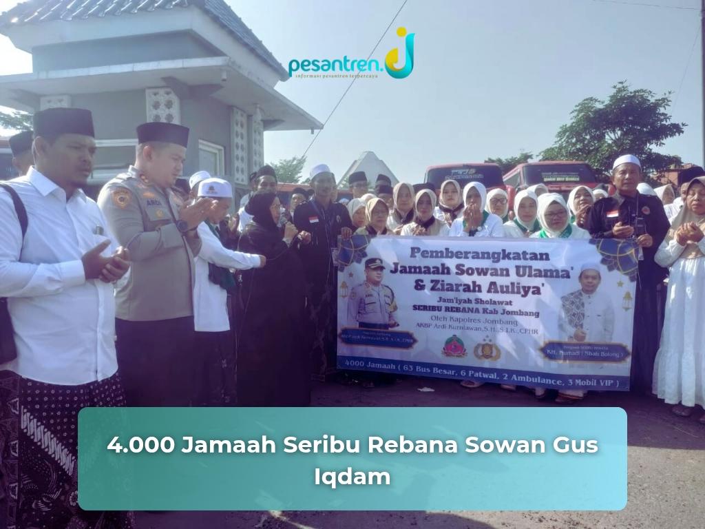 4.000 Jamaah Seribu Rebana Sowan Gus Iqdam