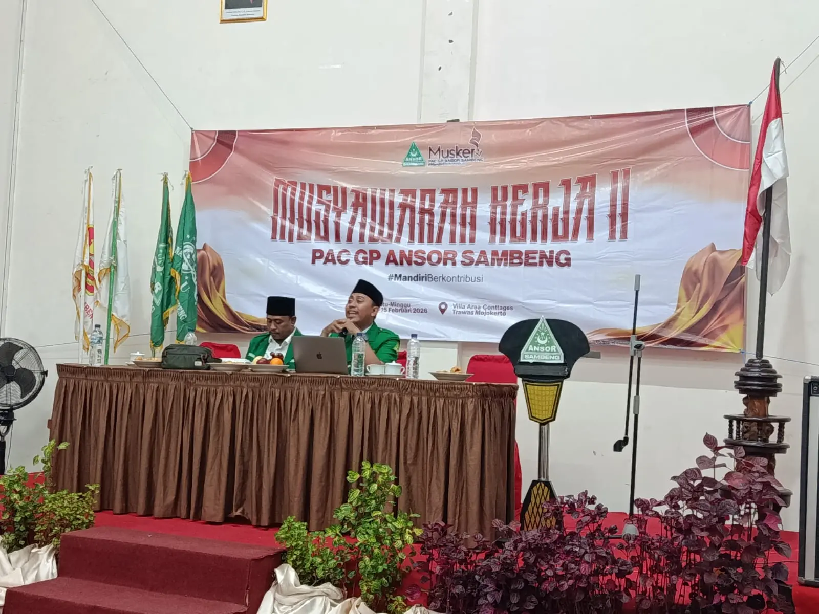 Upgrading Bersama Gus Hamid di Trawas, Ansor Sambeng Perkuat Peran Pendidikan dan Pembinaan Generasi Muda