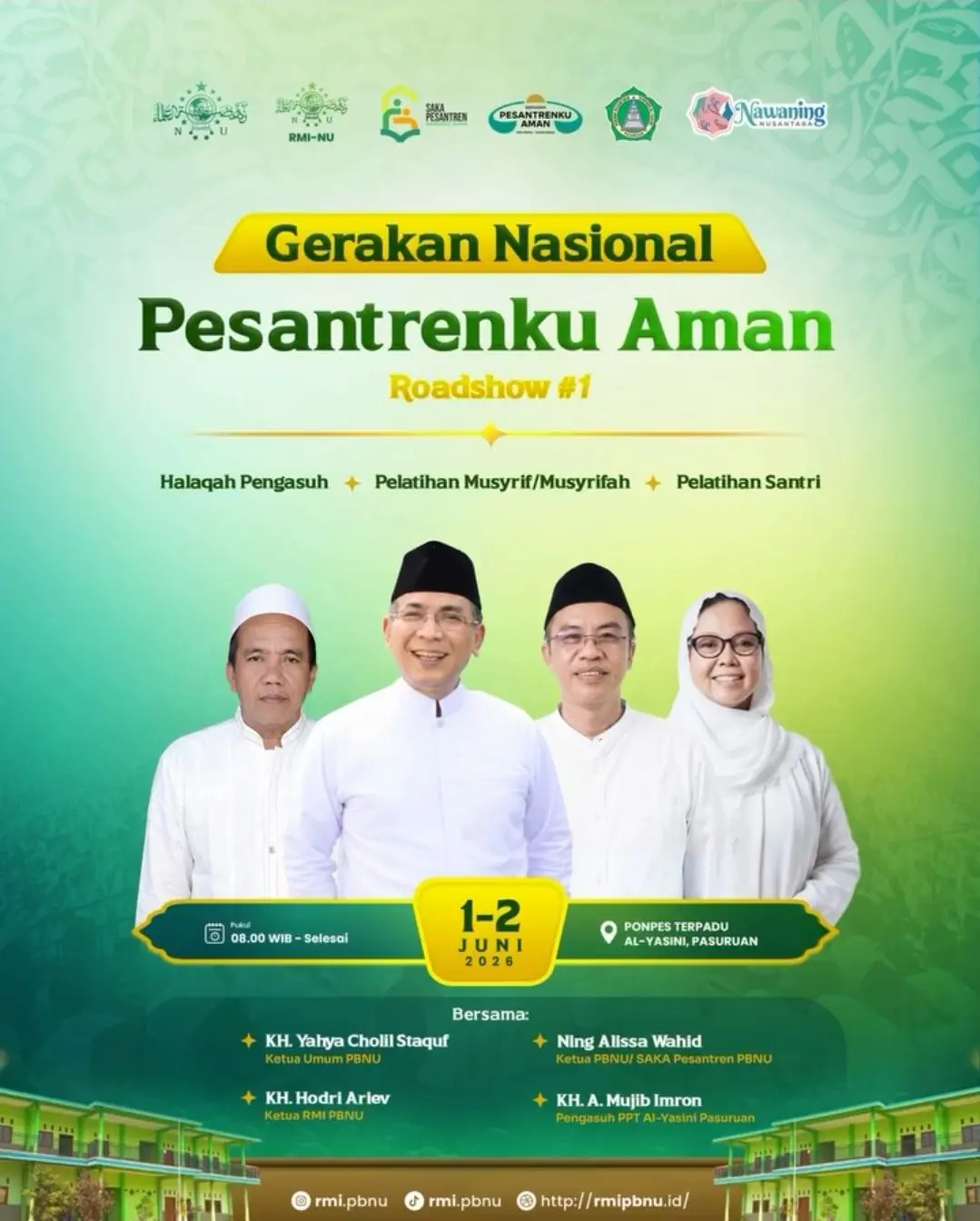 PBNU Roadshow ke 4 Provinsi, Gaungkan Gerakan Nasional Pesantrenku Aman
