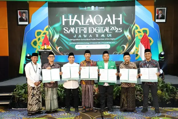 Halaqoh Santri Digital Jatim 2025 Dorong Penguatan Komunikasi Publik Pesantren di Era Digital