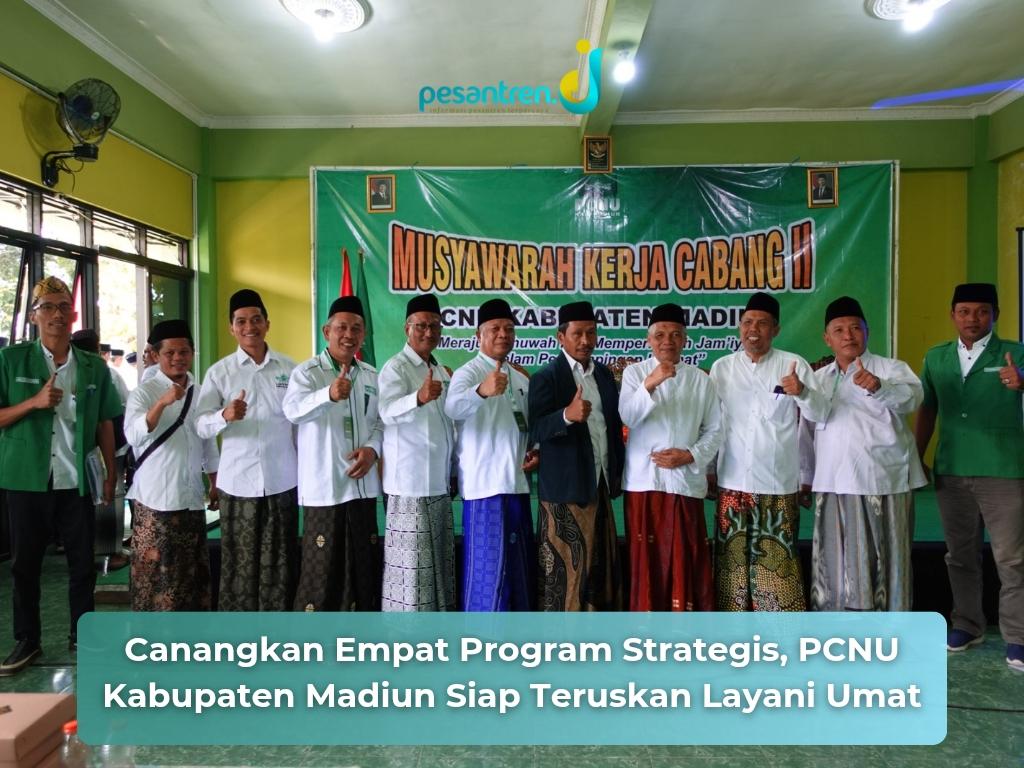 Canangkan Empat Program Strategis, PCNU Kabupaten Madiun Siap Teruskan Layani Umat