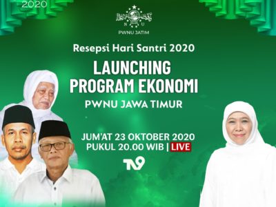 Gandeng Bank Indonesia hingga Perusahaan Ice Cream, PWNU Jatim Luncurkan Program Ekonomi di Resepsi Hari Santri 2020