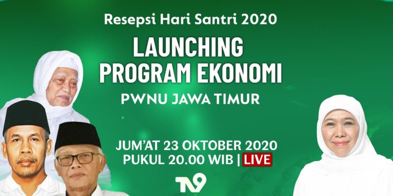 Gandeng Bank Indonesia hingga Perusahaan Ice Cream, PWNU Jatim Luncurkan Program Ekonomi di Resepsi Hari Santri 2020