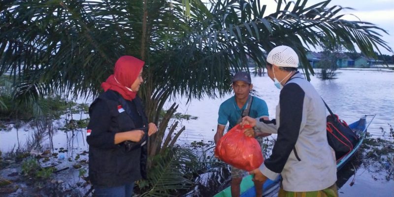 LPBI NU Distribusikan Bantuan di 5 Daerah Terdampak Banjir di Kalimantan Selatan