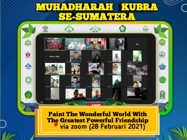 Gebrakan Baru: Kolaborasi Ma’had Al-Jami’ah se-Sumatera Gelar Muhadharah Kubra Perdana Secara Virtual