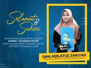 Keren Mahasiswa IAIN Purwokerto Raih Juara 1 Tilawatil Qur'an LPP RRI Purwokerto