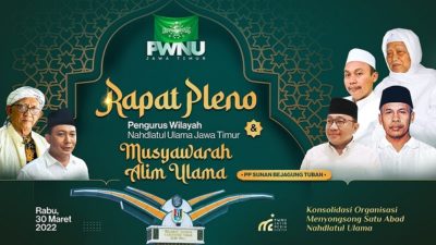 Lima Agenda Rapat Pleno PWNU Jawa Timur dan Musyawarah Alim Ulama