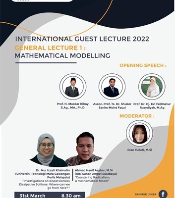 Webinar Internasional Guest General Lecture 1 2022 Oleh UIN Sunan Ampel Surabaya (UINSA) dan Universitas dan Universitas Mara Malaysia (UiTM)
