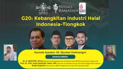 G20: Pusat Kebangkitan Industri Halal Indonesia-Tiongkok