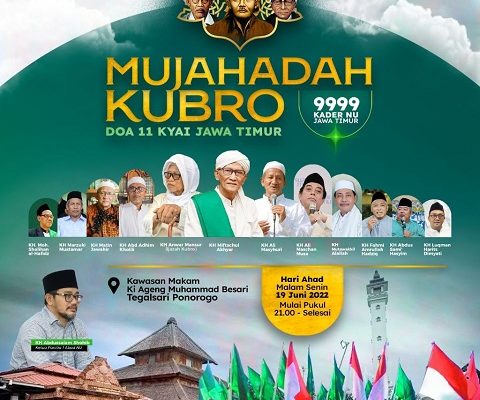 Mujahadah Kubro PWNU Jawa Timur Digelar di Tegalsari Ponorogo, Diikuti 15 Ribu Kader
