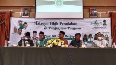 PCNU Kota Malang Gelar Halaqah Fikih Peradaban dan Pengukuhan Tiga Lembaga