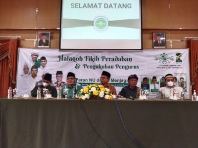 PCNU Kota Malang Gelar Halaqah Fikih Peradaban dan Pengukuhan Tiga Lembaga