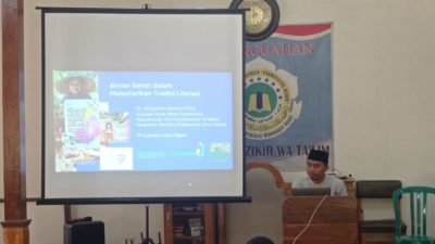 ”Ikhtiar Melestarikan Tradisi Literasi Digital Santri, Santri Lebih Bijak dan Selektif” Program Mengundang Tokoh MISAKA 6 Tahun Katerban Ngawi